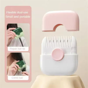 Sleep Baby 2 in 1 Baby Hair Trimmer and Comb Manual Portable Kid Hair Clipper Boys Girls Hair Cut Tool
