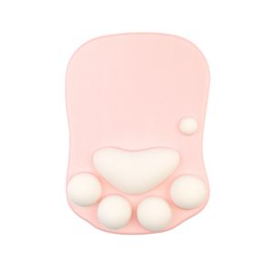 KNQ12 Wrist Pad 3D Cat Paw Mouse Pad Cartoon Hand Guard Gaming Mouse Pads Creative Literary Mouse Wrist Pad Office Desk