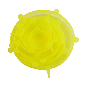 6 Pieces Elastic Silicone Bowl Covers User Friendly Leakproof Preservation Lids Silicone Bowl Covers