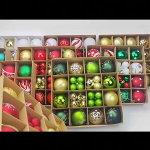 Bộ Phụ Kiện Trang Trí Cây Thông Noel Cao Cấp Full Chi Tiết (Quả Châu Nơ Chuông Ngôi Sao) Đồ Decor Giáng Sinh