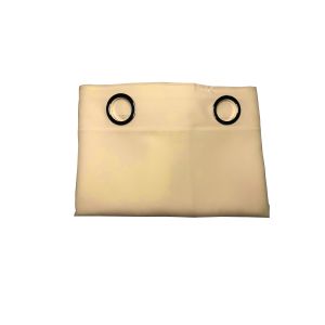 Curtain LIGHT ORANGE Aesthetic Plain 100% Katrina Fabric (RING/GROMMET TOP) 4.6 feet Width & 6/7 feet Length