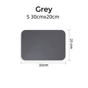 Sink Absorbent Mat Table Mat Drain Pad Sink Mat Kitchen Dish Drying Mat Waterproof Drying Mat Drain Mat Diatomite Coaster Non Slip 沥水垫