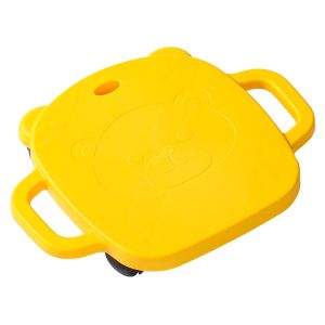 BLESSFUL Wear-resistant Children 4-Wheeled Scooter Mute Design Creativity Montessori Sensory Toys Roller Board Safe Motor Skills Scooter Outdoor Sports