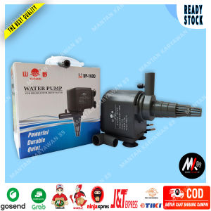 Pompa Air Aquarium Celup Yamano SP 1600 Tanpa Kuras Akuarium Power Head Water Pump SP-1600 Original Aksesoris Filter Kebutuhan Aquascape Kolam Untuk Hewan Peliharaan Besar DIY Terbaik
