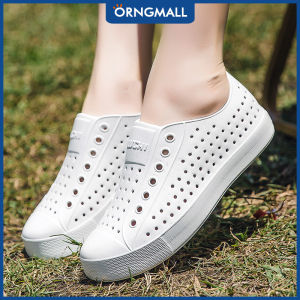 ORNGMALL Soft-Soled Summer Hollow Wading Casual Waterproof Beach Outdoor Slip-On Candy Color Sandals for Women 36-45