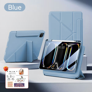 Y-fold Magnetic Detachable Case for iPad Air 6 M2 M3 M4 11 Air 13 Air 4 Air 5 10.9 10th Gen 11th A16 Pro 11 M5 M4 Pro 13 Pro 12.9 3/4/5/6th 7/8/9th Gen 10.2 5/6th 9.7 360° Rotation Tablet Cover with Pencil Holder