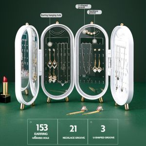 [SG Stock]Jewelry Storage Box Earrings Jewelry Rack Earrings Necklace Box Household Cleaning Display Rack Artifact