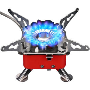 Mini Camping Stove Portable Foldable Gas Stove Outdoor Cooking Burner for Backpacking & Emergency