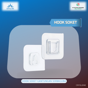 CRYSLENE 1 SET Soket Hook Tempel Gantungan Tembok