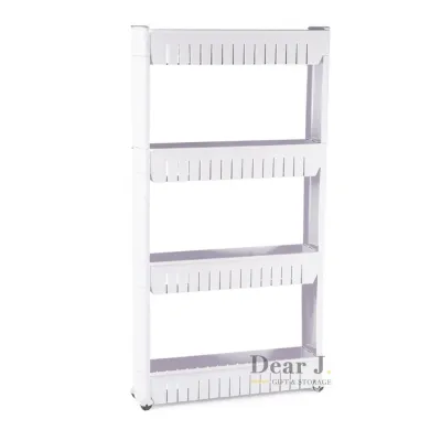 3-tier/ 4-tier slim trolley rack/multipurpose / kitchen storage / bathroom storage/ space saving