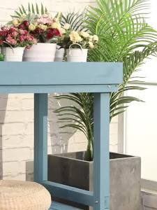 Indoor Flower Plant Rack Plant Stand Flower Pot Rack Antiseptic Wood Wooden Outdoor Storage Rack Flowerpot Stand Flower Rack Outdoor