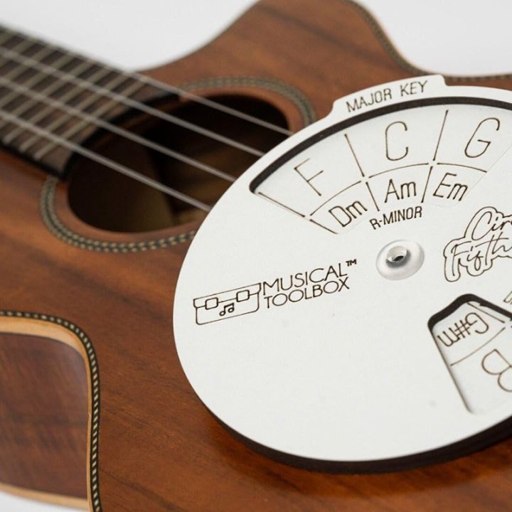 Wooden Musician Melody Wheel Wooden Melody Tool, Circle of Fifths Wheel ...