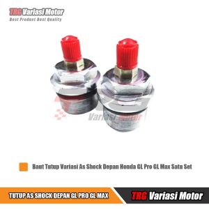 Tutup Shock Depan GL Pro GL Max Baut Tutup As Shock Depan Honda GL Pro GL Max TRG Satu Set Kanan Dan Kiri