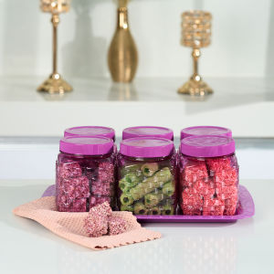 CPM ARAYA SET OF 6 PCS UNGU Tempat Penyimpanan