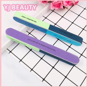 🔥🔥🔥yaojun 1Pcs creative printing nail file sanding sand six-sided polishing file nail tool