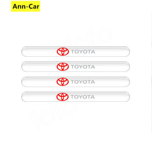4PCS/SET Toyota Car Door Handle Protector Cover Inner Bowl Anti Scratch Sticker Camry Corolla RAV4 Highlander Land Cruiser vios Avanza Rush Calya Innona fortuner hilux CH-R Yaris wigo Prius