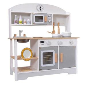 Black Pearl-Childrens Kitchen Set - Wooden - Mini Kitchen Playroom - Cooking - Family Simulation Kitchen