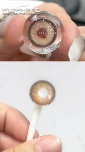 (COD) 1 pares ng bagong kulay na contact  malaking mata asul na kulay abo cute na contact  14.5mm