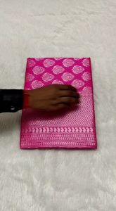 SAREE SOFT BANARASI LICHI SILK (READY STOCK) 295 chvkfi