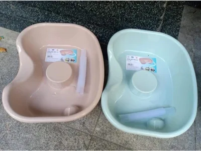 Thau máng gội đầu tại gường - Chậu gội đầu cho người già bệnh nhận bà bầu