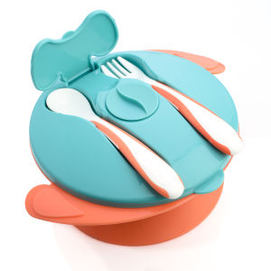 Autumnz Baby Suction Bowl with Spoon and Fork