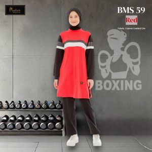 Setelan Baju Olahraga Wanita Muslimah Syari Believe BMS 59