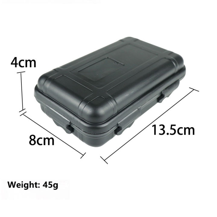 Outdoor Storage Box, Shockproof Anti Dust Portable Sealed Survival Case Container (S