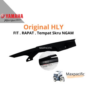 Yamaha Cover Rantai LC135 Chain Cover Case lc v1 v2 v3 v4 v5 v6 v7 Penutup Peti Plastic Black
