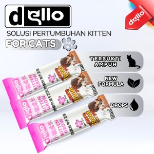 Kitten Grow Solusi Pertumbuhan Kucing yang Optimal Dan Membesarkan Anak Kucing Lebih Cepat Sehat Menciptakan Hewan Peliharaan DELLO