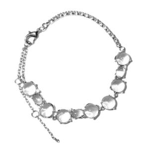 Sophisticated Beaded Hand Chain Sparkling Bracelet Chain Bracelet Suitable for Stylish Accessory Lovers