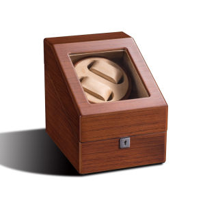 Top Quality Wood Mechanical Auto Rotate Watch Winder Case Storage Display Box 2+3