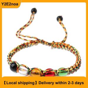 【Local shipping】 Adjustable Consecrated Feng Shui Five Elements Of Nature Bracelet Lucky Wealth