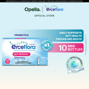 Erceflora Gut Defense Probiotic Daily Preventive Support Supplement For Kids & Adults 10 Bottles
