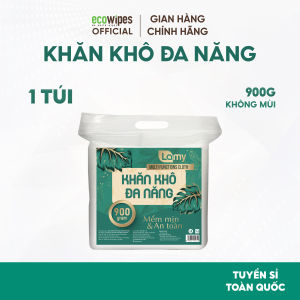 Combo 03 túi khăn khô đa năng cao cấp Lamy 900G không mùi không chất huỳnh quang an toàn cho bé