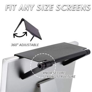 Computer Monitor Riser Desktop Stand ABS TV Rack Display Shelf Storage Desk Screen Top Shelf TV Screen Storage Bracket Organizer