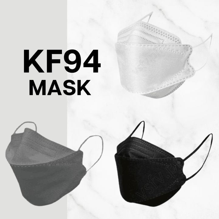 Mask KF94 Face Mask 10PCS Nonwoven Protection Filter 3D Anti Viral