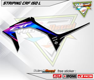 STRIPING VARIASI HONDA CRF 150 L / STICKER LIST VARIASI MOTOR CRF 150 L