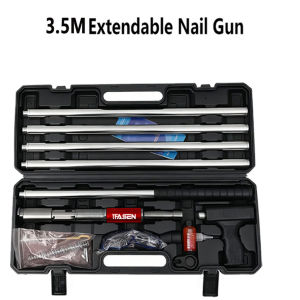IFASEN 8.5mm Extendable Manual Steel Nail Gun Heavy Duty Extension Rod Puncher Nailer Paku Tembak Dinding 3.5M