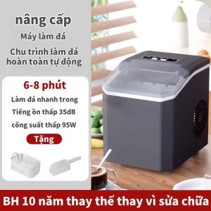 Máy làm đá mini công suất lớn hoàntoàn tự động 15kg đá Tạo Đá Siêu Tốc Trong 6 - 8 Phút BH12 Tháng