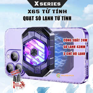 Quạt tản nhiệt điện thoại X65 / SL21 / X136 siêu tản nhiệt sò lạnh cỡ lớn led RGB màn hình hiển thị