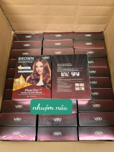 [HÀNG XỊN] Nhuộm Đen và Nâu thảo dược BIBOP VYPRO Collagen ăn bạc 100% mùi thơm_hair forever