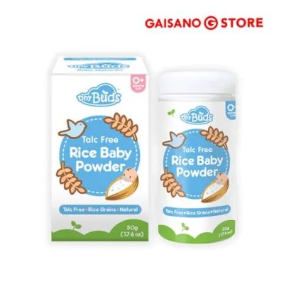 Tiny Buds Rice Baby Powder - Talc Free 0+months up