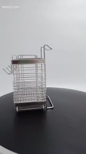 Kitchen Hanging Stainless Steel Chopsticks Spoons Fork Cutlery Holder Organizer Rack Drainer Storage