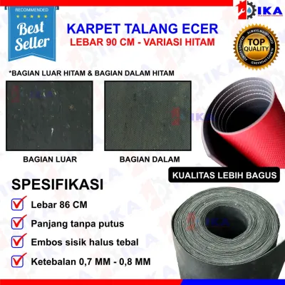 Karpet Talang Air 1 Meter 90 (Bersih 86cm) Merah Hitam Pabrikan READY !! / Karpet Talang Air 90 cm Tebal Atap Alas Kandang | Per Meter / Karpet Talang Air Merah Hitam 90 cm - Anti Bocor Tahan Cuaca Mudah Dipasang
