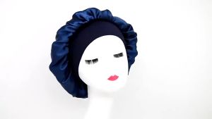 High Elasticity Sleep Cap Long Hair Care Women Sleep Hat Sleep Head Wrap For Sleeping and Hair care