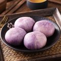 Bánh Việt Quất Sắn Tươi Vị Ngọt Nhẹ Thơm Ngon, Chứa Nhiều Dinh Dưỡng, Đồ Ăn Vặt Healthy Cho Cả Nhà. 