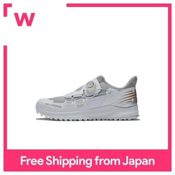 ★[New Balance]★Golf 1001 v4 SL BOA White★ NEW New Balance Golf Shoes FuelCell 1001 v4 Spikes BOA