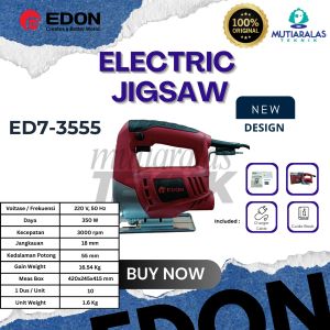 Edon ED7-3555 MESIN JIGSAW MESIN POTONG TRIPLEK KAYU GERGAJI LISTRIK KAYU DAN TRIPLEK EDON jig saw