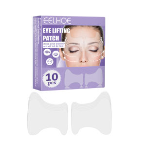 Eelhoe Eye Lifting Patch Remove Wrinkles Fine Lines Fade Dark Circle Eye Mask Frown Smile Lines Forehead Lift Anti-Wrinkle Patch Facial Line Wrinkles Sagging V-line Tighten Lifting Tape(10pcs)
