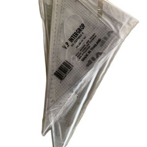 ล้างสต็อก ไม้ฉากสามเหลี่ยม ขนาด 12 นิ้ว (2 ชิ้น/ชุด) 1 แถม 1 ไม่ผ่านQC ใช้งานปกติ ขอคนรับได้